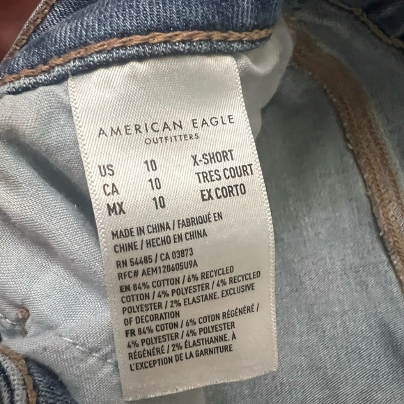 AE Low Rise Jegging Womens Size 10 xshort - Picture 6 of 9
